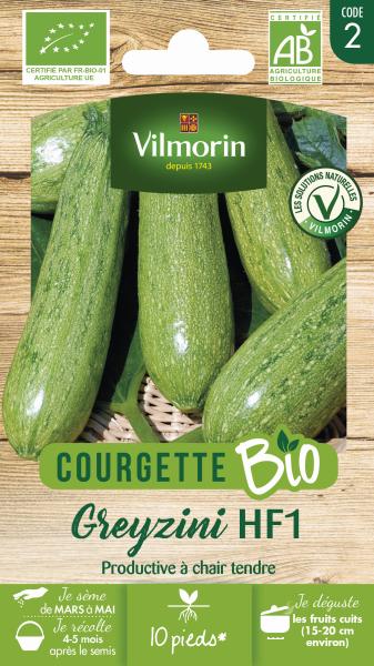 Potagères - Courgette Greyzini - BIO - PACKAGING_RECTO
